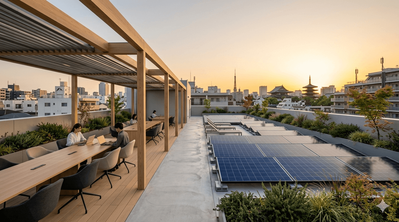 Rooftop Workspace & Solar